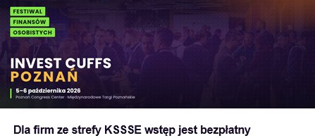 FESTIWAL FINANSÓW OSOBISTYCH INVEST CUFFS POZNAŃ