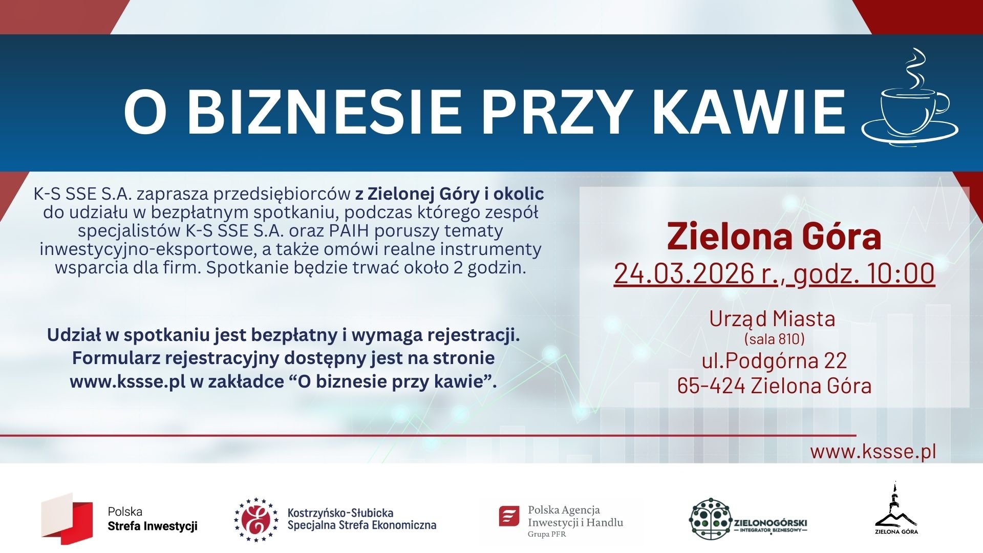 "O BIZNESIE PRZY KAWIE" W ZIELONEJ GÓRZE 24.03.2026 R.